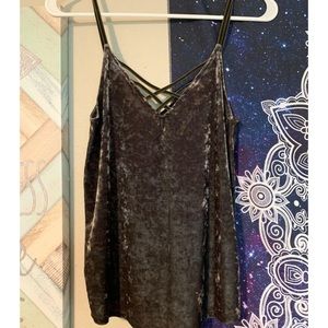 American eagle velvet tank top